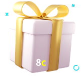 Receba seus bônus de boas-vindas no 8c