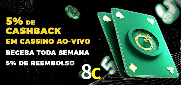 Promoções do cassino ao Vivo 8c